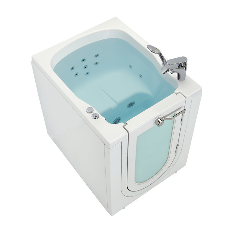 Ella Walk In Bath Front Entry 40" x 32" Walk in Whirlpool Bathtub